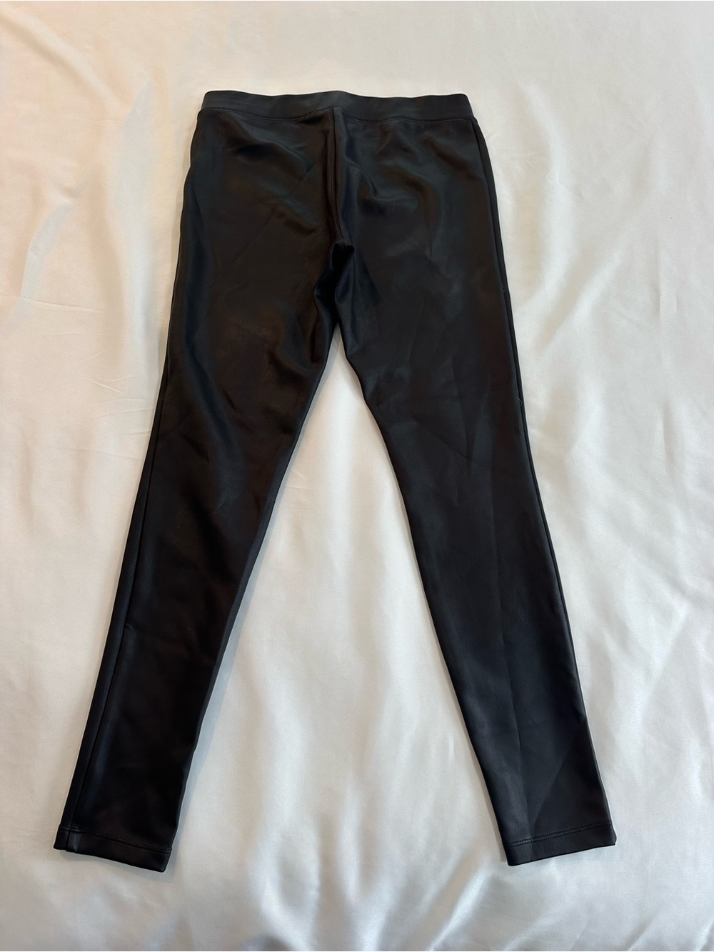 Express Black Faux Leather Leggings - Picture 3 of 4